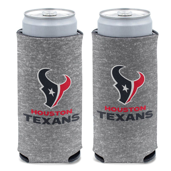 Houston Texans HEATHERED 12 oz Slim Can Cooler