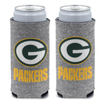 Green Bay Packers Heather 12 oz Slim Can Cooler