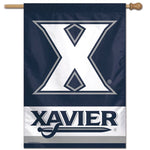 Wholesale-Xavier Musketeers Vertical Flag 28" x 40"