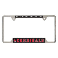 Wholesale-Ball State Cardinals Metal License Plate Frame