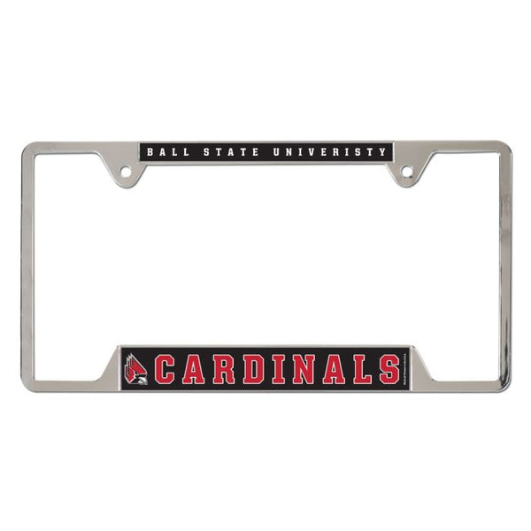 Wholesale-Ball State Cardinals Metal License Plate Frame