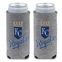 Kansas City Royals GRAY 12 oz Slim Can Cooler