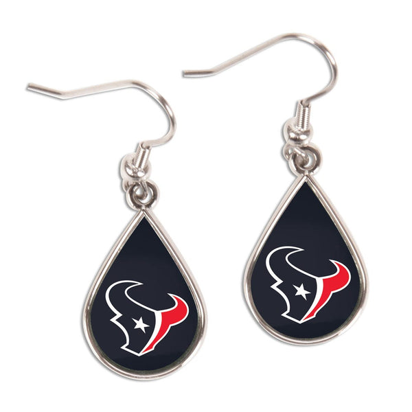 Houston Texans Earrings Jewelry Carded Tear Drop