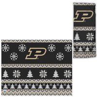 Wholesale-Purdue Boilermakers / Ugly Sweater Ugly Sweater Fan Wraps