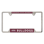 Mississippi State Bulldogs Metal License Plate Frame