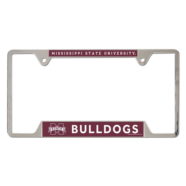 Mississippi State Bulldogs Metal License Plate Frame