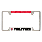 NC State Wolfpack Metal License Plate Frame