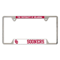 Wholesale-Oklahoma Sooners Metal License Plate Frame