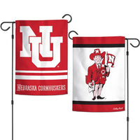 Wholesale-Nebraska Cornhuskers /College Vault Garden Flags 2 sided 12.5" x 18"