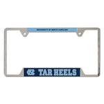 North Carolina Tar Heels Metal License Plate Frame