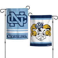 North Carolina Tar Heels /College Vault Garden Flags 2 sided 12.5" x 18"