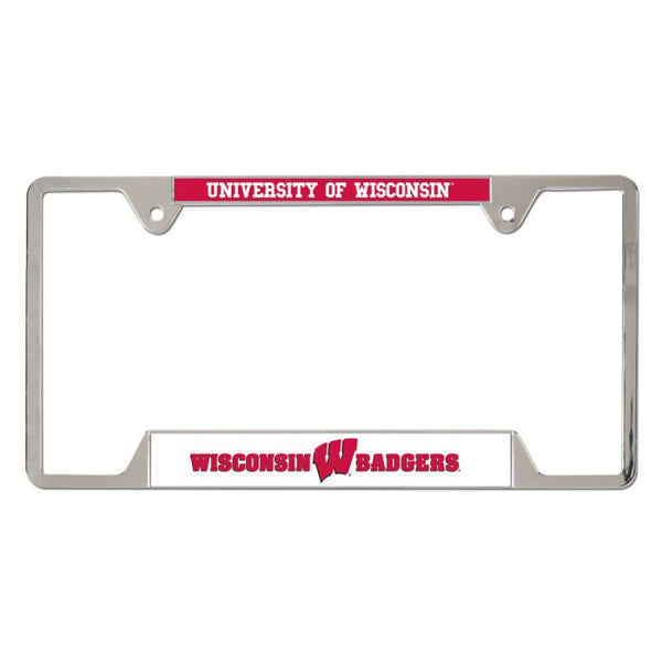 Wholesale-Wisconsin Badgers Metal License Plate Frame