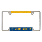 West Virginia Mountaineers Metal License Plate Frame