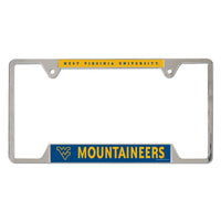West Virginia Mountaineers Metal License Plate Frame