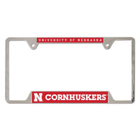 Wholesale-Nebraska Cornhuskers Metal License Plate Frame