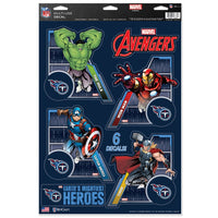 Tennessee Titans / Marvel (c) 2021 MARVEL Multi-Use Decal 11" x 17"