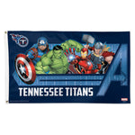 Tennessee Titans / Marvel (c) 2021 MARVEL Flag - Deluxe 3' X 5'