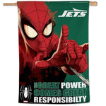New York Jets / Marvel (c) 2024 MARVEL Vertical Flag 28" x 40"