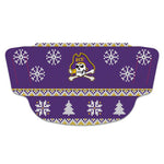 Wholesale-East Carolina Pirates / Ugly Sweater Ugly Sweater Fan Mask Face Covers