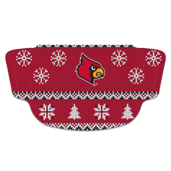 Wholesale-Louisville Cardinals / Ugly Sweater Ugly Sweater Fan Mask Face Covers