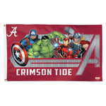 Alabama Crimson Tide / Marvel (c) 2021 MARVEL Flag - Deluxe 3' X 5'