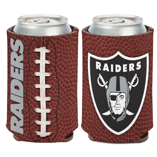 Las Vegas Raiders Football Can Cooler Football