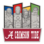 Alabama Crimson Tide / Marvel (c) 2021 MARVEL Collector Pin Jewelry Card