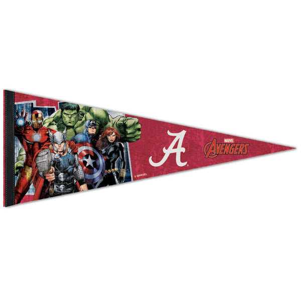 Alabama Crimson Tide / Marvel (c) 2021 MARVEL Premium Pennant 12" x 30"