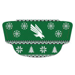 Wholesale-North Texas Mean Green / Littlest Fan MLB Ugly Sweater Fan Mask Face Covers