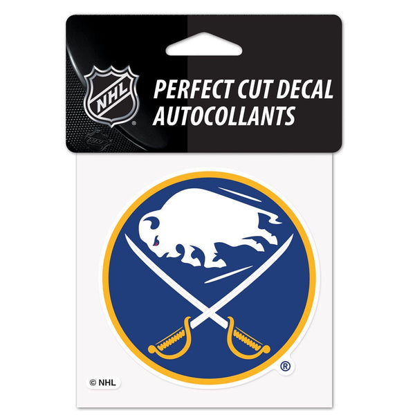 Buffalo Sabres Perfect Cut Color Decal 4" x 4"