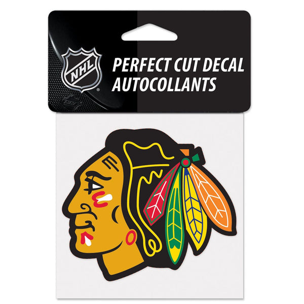 Chicago Blackhawks Perfect Cut Color Decal 4" x 4"