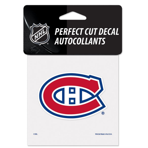 Montreal Canadiens Perfect Cut Color Decal 4" x 4"