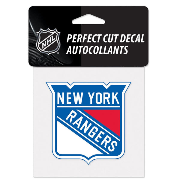 New York Rangers Perfect Cut Color Decal 4" x 4"