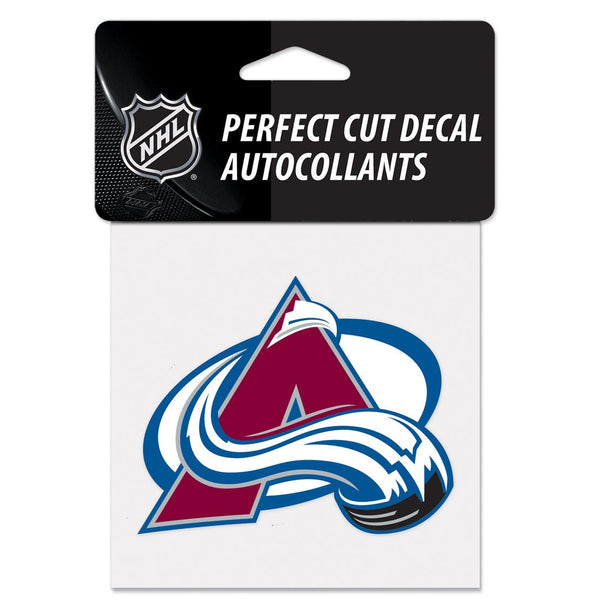 Colorado Avalanche Perfect Cut Color Decal 4" x 4"