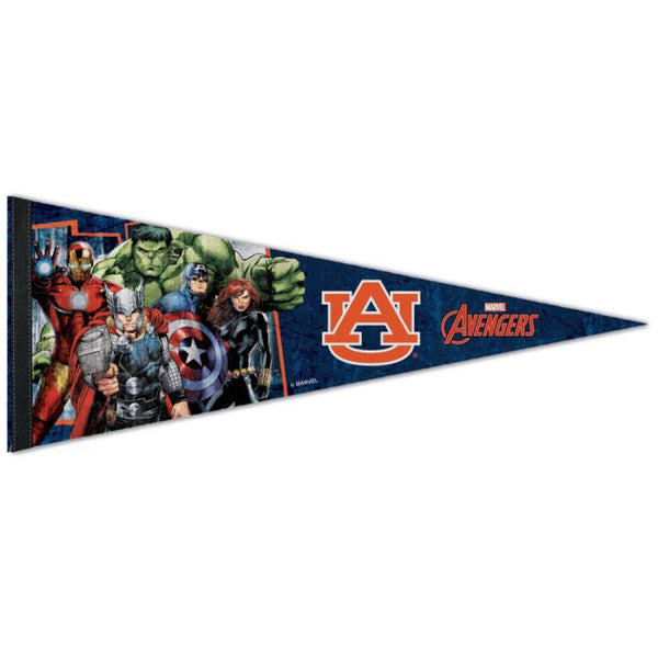 Wholesale-Auburn Tigers / Marvel (c) 2021 MARVEL Premium Pennant 12" x 30"