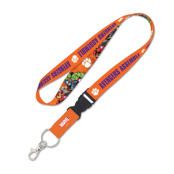 Clemson Tigers / Marvel (c) 2021 MARVEL Lanyard w/detachable buckle 1"