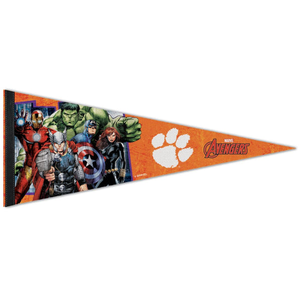 Clemson Tigers / Marvel (c) 2021 MARVEL Premium Pennant 12" x 30"
