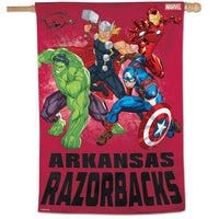 Wholesale-Arkansas Razorbacks / Marvel (c) 2021 MARVEL Vertical Flag 28" x 40"