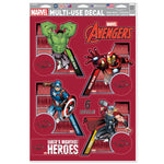 Wholesale-Arkansas Razorbacks / Marvel (c) 2021 MARVEL Multi-Use Decal 11" x 17"