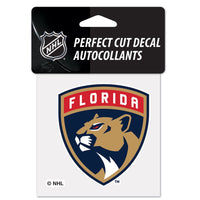 Florida Panthers Perfect Cut Color Decal 4" x 4"