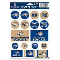 Wholesale-Montana State Bobcats Vinyl Sticker Sheet 5" x 7"