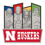 Wholesale-Nebraska Cornhuskers / Marvel (c) 2021 MARVEL Collector Pin Jewelry Card