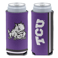 TCU Horned Frogs 12 oz Slim Can Cooler