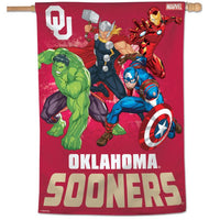 Wholesale-Oklahoma Sooners / Marvel (c) 2021 MARVEL Vertical Flag 28" x 40"