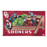 Wholesale-Oklahoma Sooners / Marvel (c) 2021 MARVEL Flag - Deluxe 3' X 5'