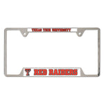 Wholesale-Texas Tech Red Raiders Metal License Plate Frame