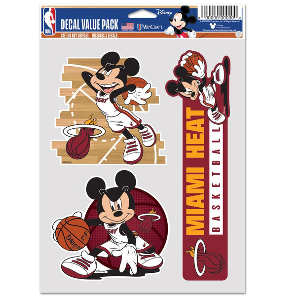 Miami Heat / Disney Multi Use 3 Fan Pack