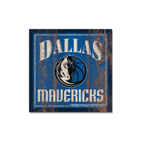 Dallas Mavericks Wooden Magnet 3" X 3"