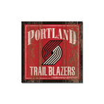 Portland Trail Blazers Wooden Magnet 3" X 3"