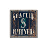 Seattle Mariners Wooden Magnet 3" X 3"